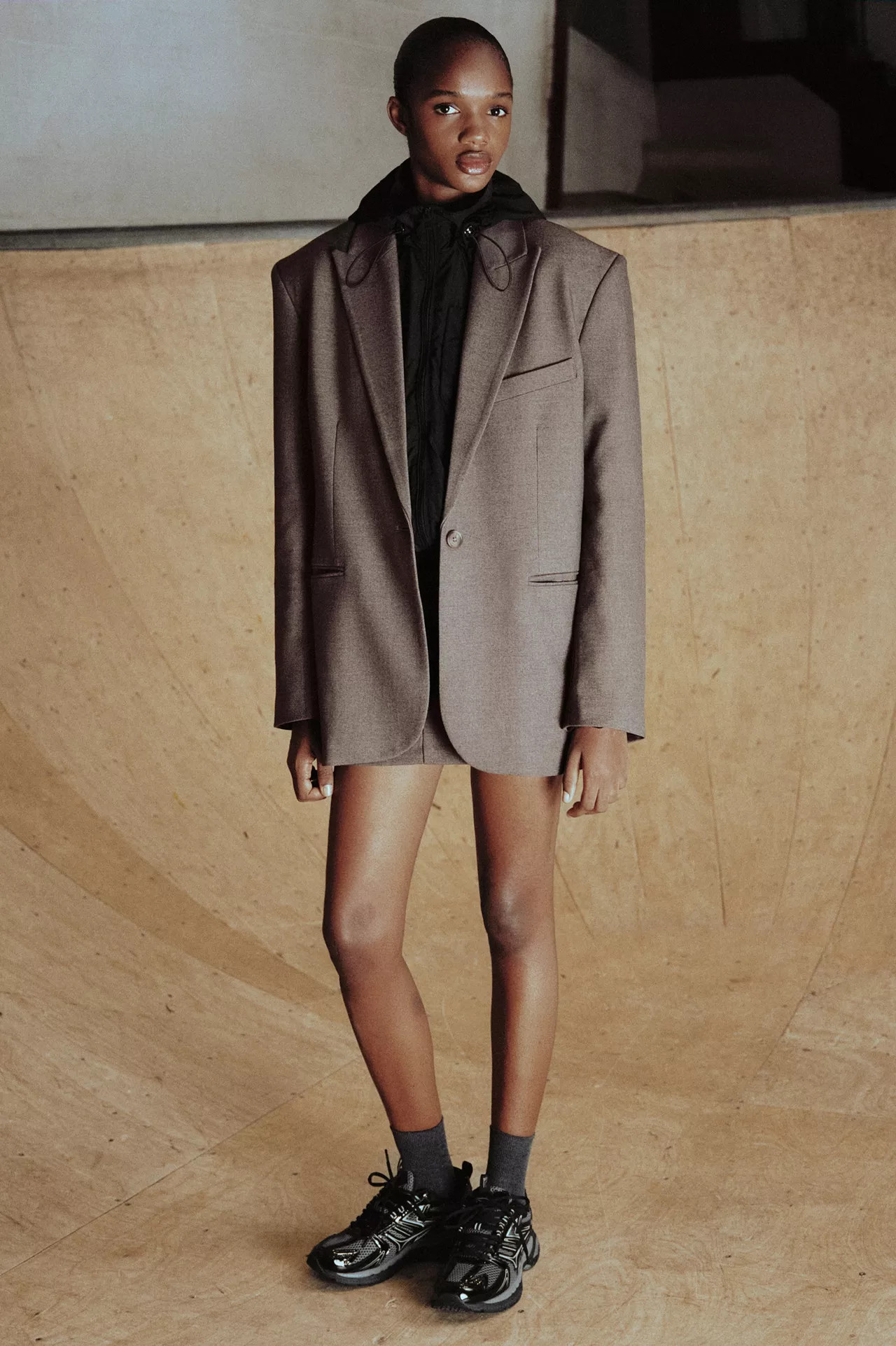 Oversize split blazer | PULL and BEAR UK