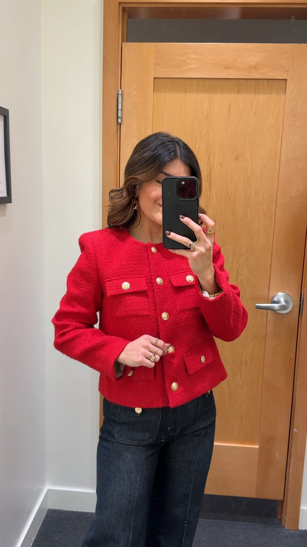 Obsessed with this lady jacket via Jcrew! Take 20% off right now!!
Wearing size xs

#LTKHoliday #LTKCyberWeek #LTKWatchNow