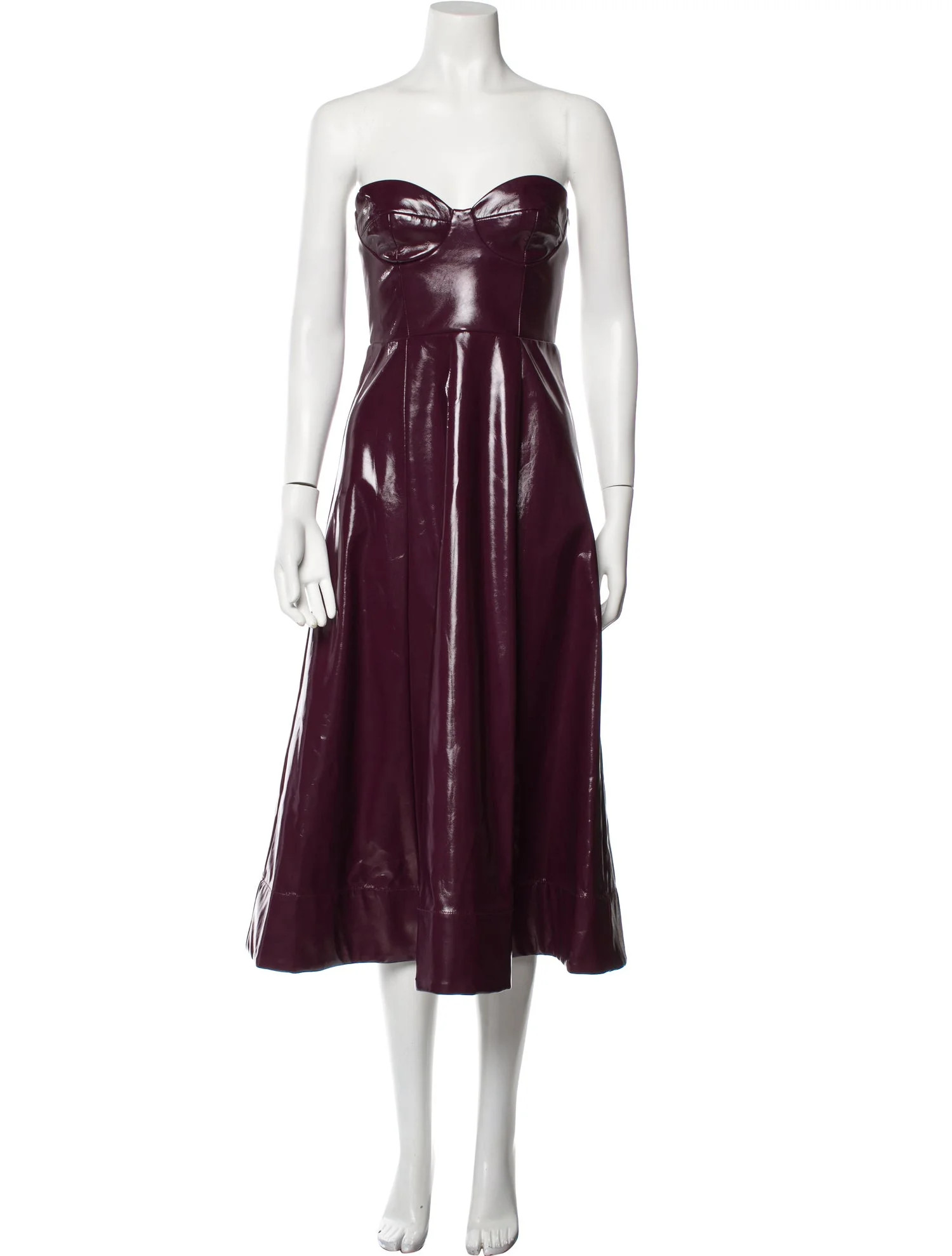 Strapless Midi Length Dress | The RealReal