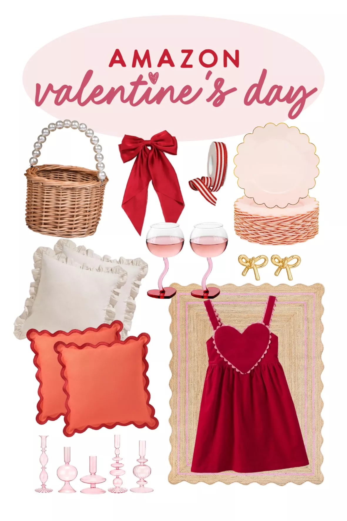 40 Pcs Valentine's Day Wicker … curated on LTK