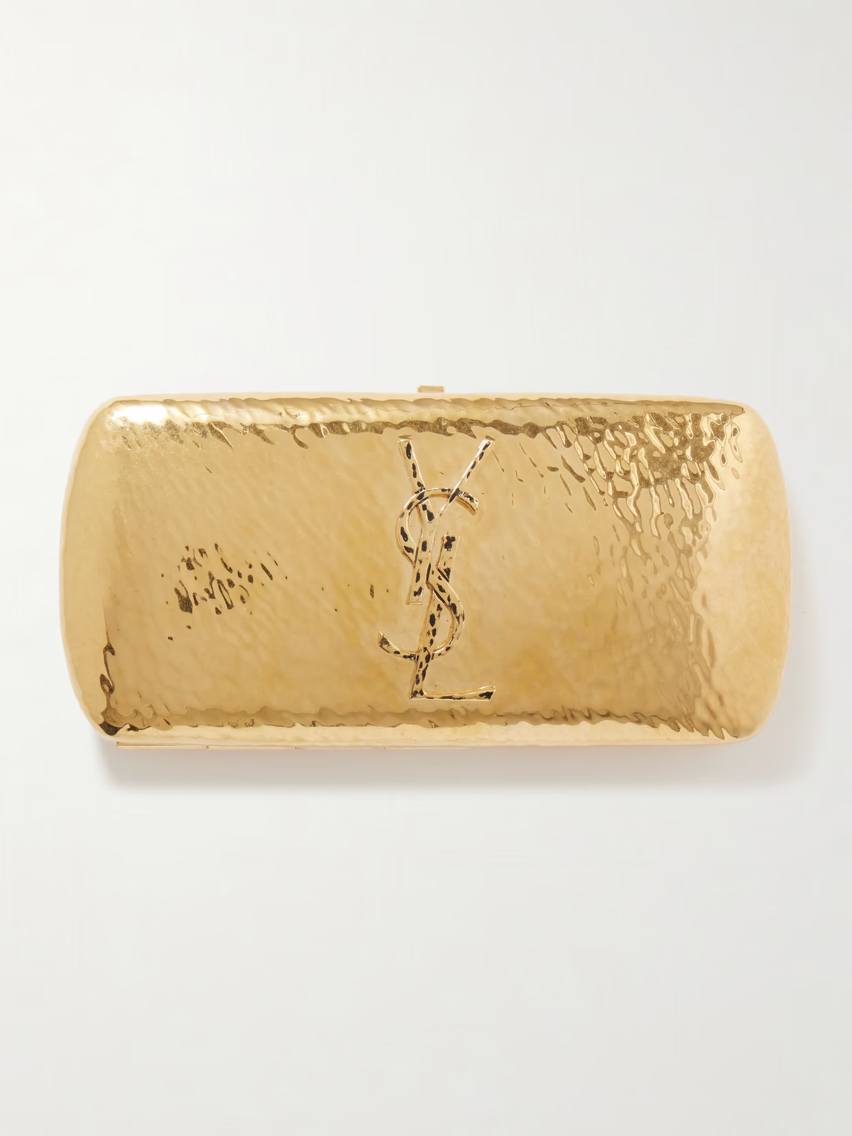 SAINT LAURENT - Gold-tone Clutch - One size | NET-A-PORTER (US)