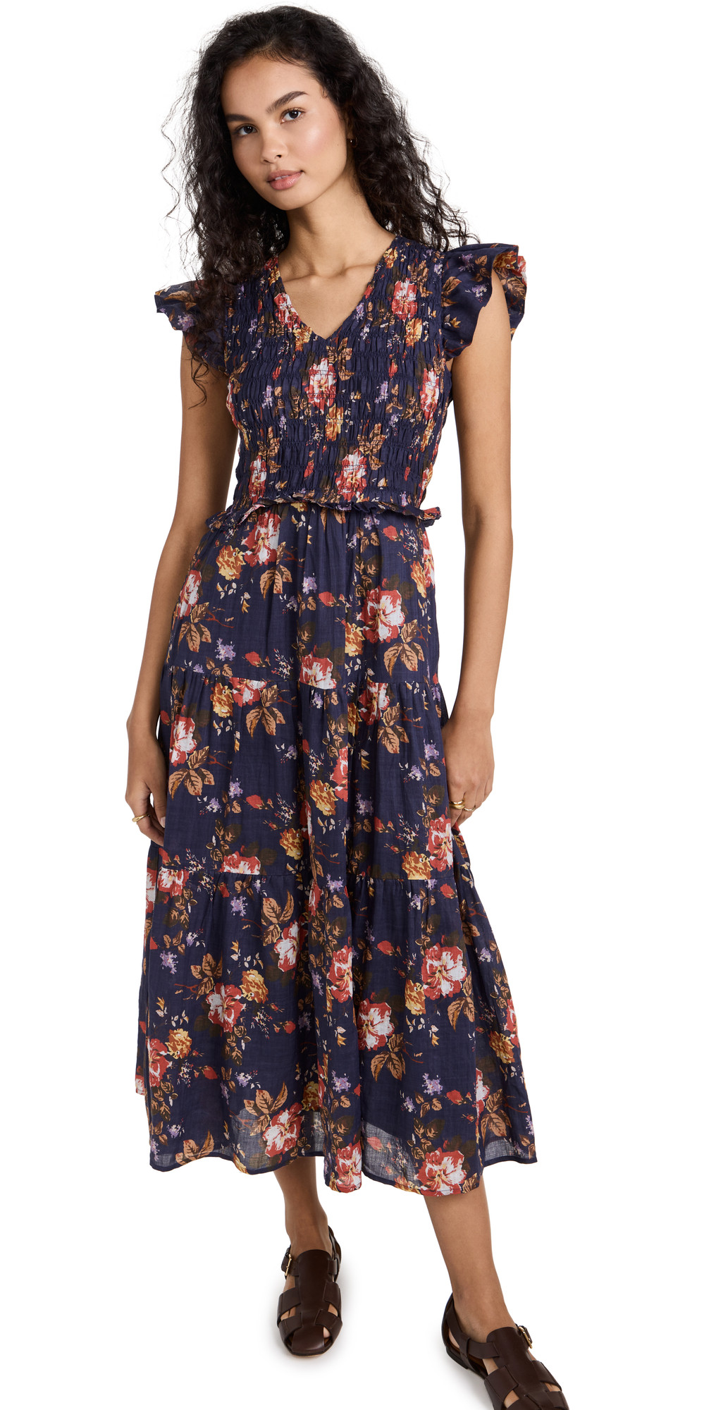 Smocked Midi Dress | Shopbop