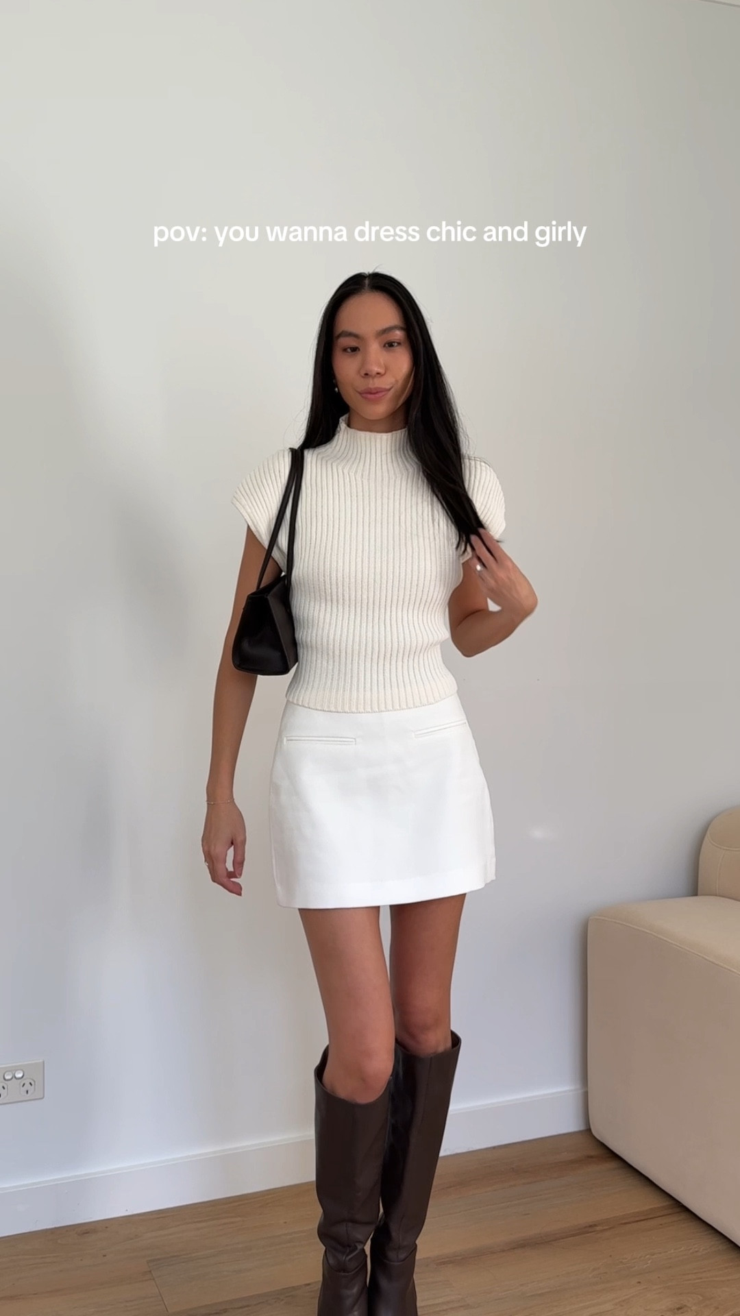 CANNOT STOP WEARING THIS OUTFITTT obsessed with how chic and girly it feels 🍸

exact bag from AA LL SS & exact shoes are old mollini, linked a similar pair for you x

wearing dissh size 6 / XS, 173cm height

#LTKstyletip #LTKaustralia #LTKdatenight