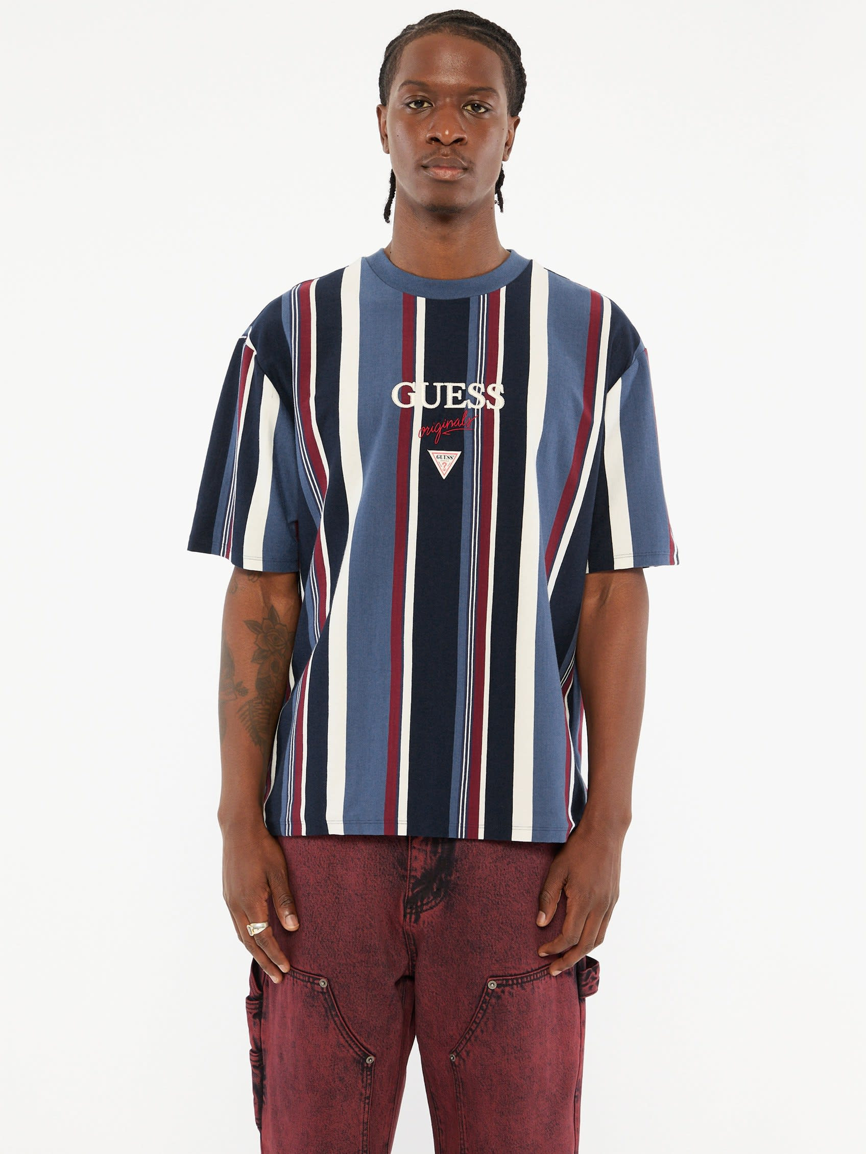 Guess Originals Vertical Striped Tee | Guess (US)