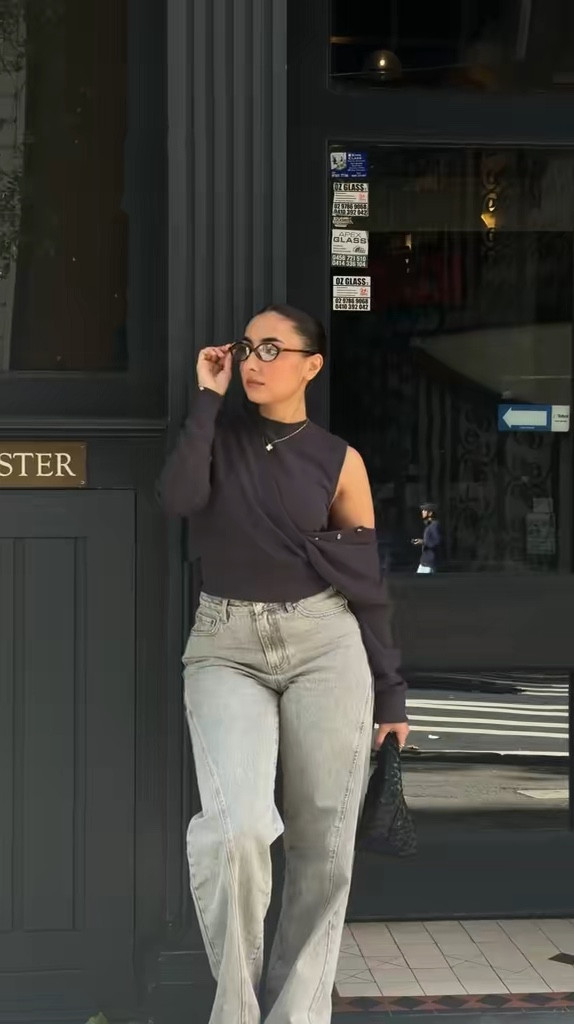 city stroll in the perfect grey knit and grey jeans for winter

#LTKaustralia #LTKjeans #LTKautumn