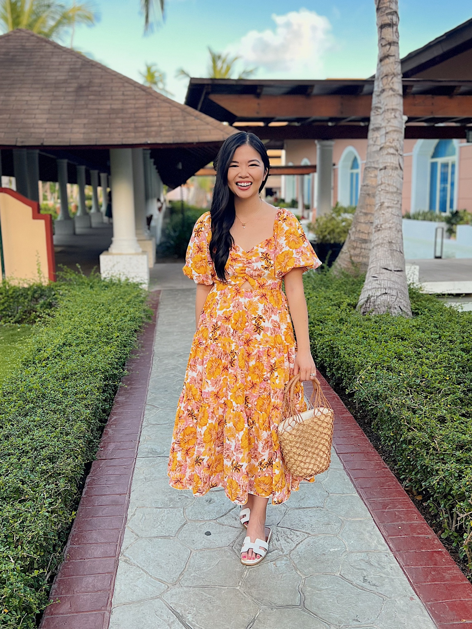 Amazon dress
Amazon fashion
Yellow floral dress (S)
Bucket bag
J.Crew Sedona bag
White sandals
White slide sandals
Yellow dress with puff sleeves
Summer dress 
Spring dress
Vacation dress 
Summer wedding guest dress

#LTKunder50 #LTKFind #LTKSeasonal