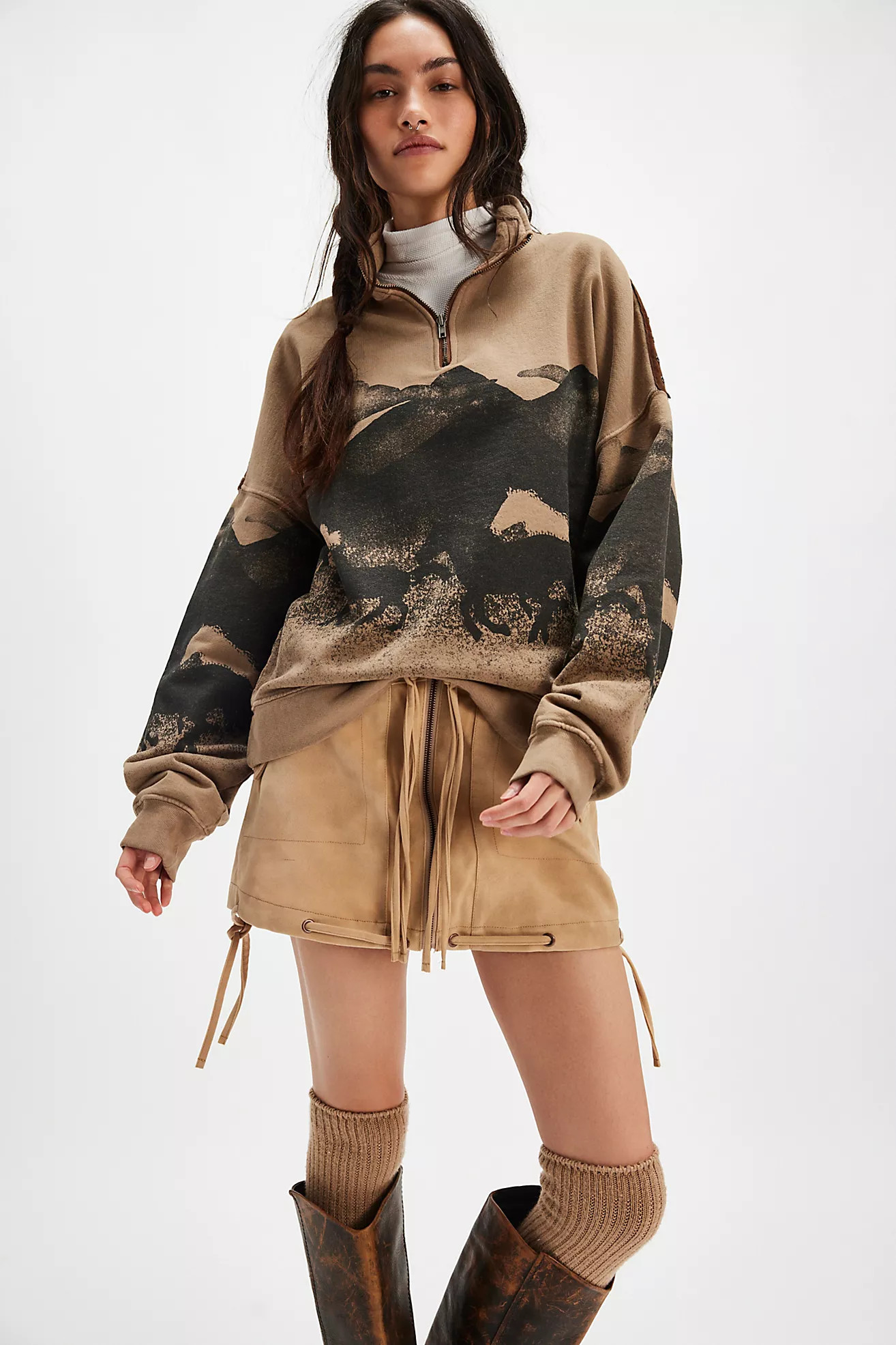 The Range Quarter Zip Sweatshirt | Free People (Global - UK&FR Excluded)