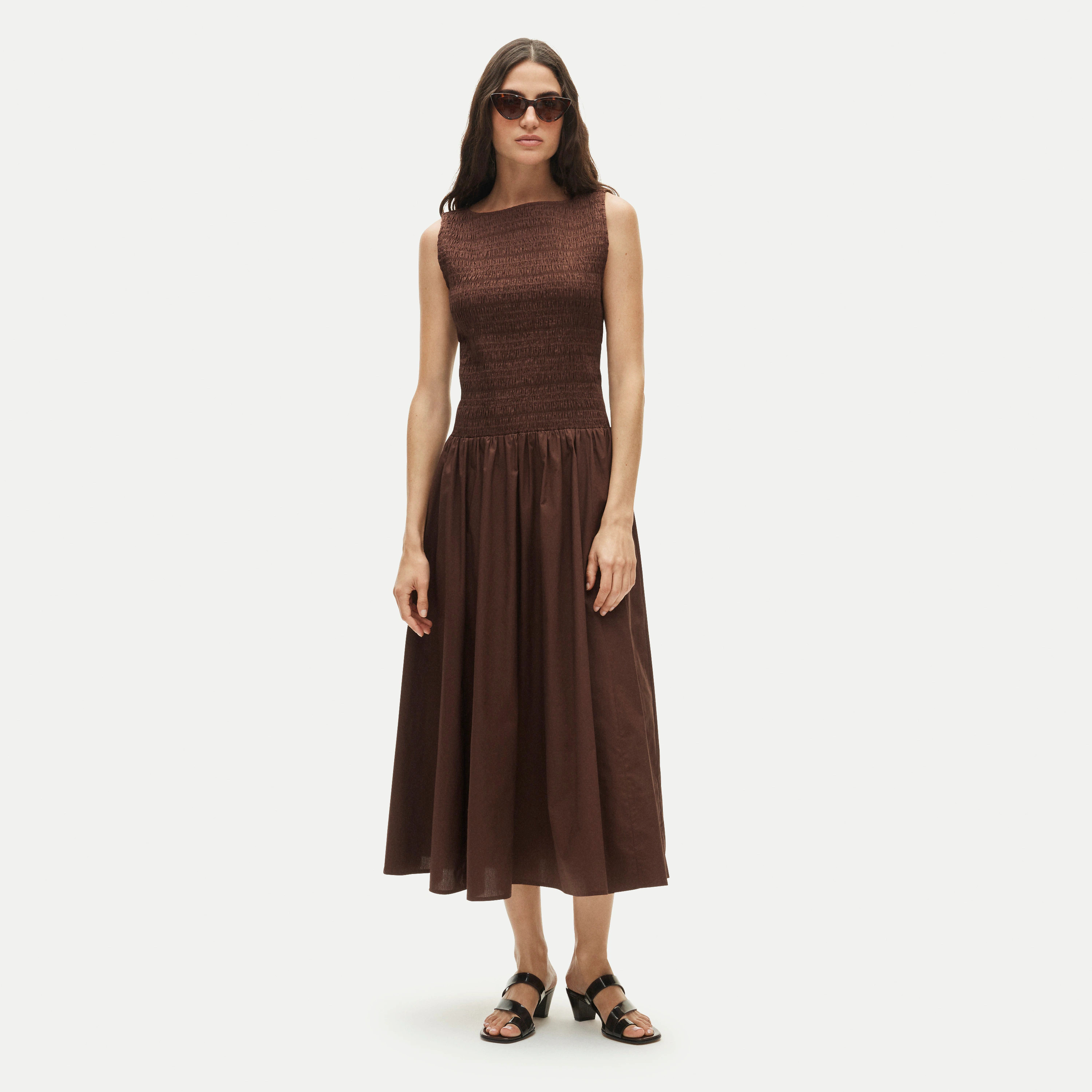 Lina smocked midi dress | J. Crew US