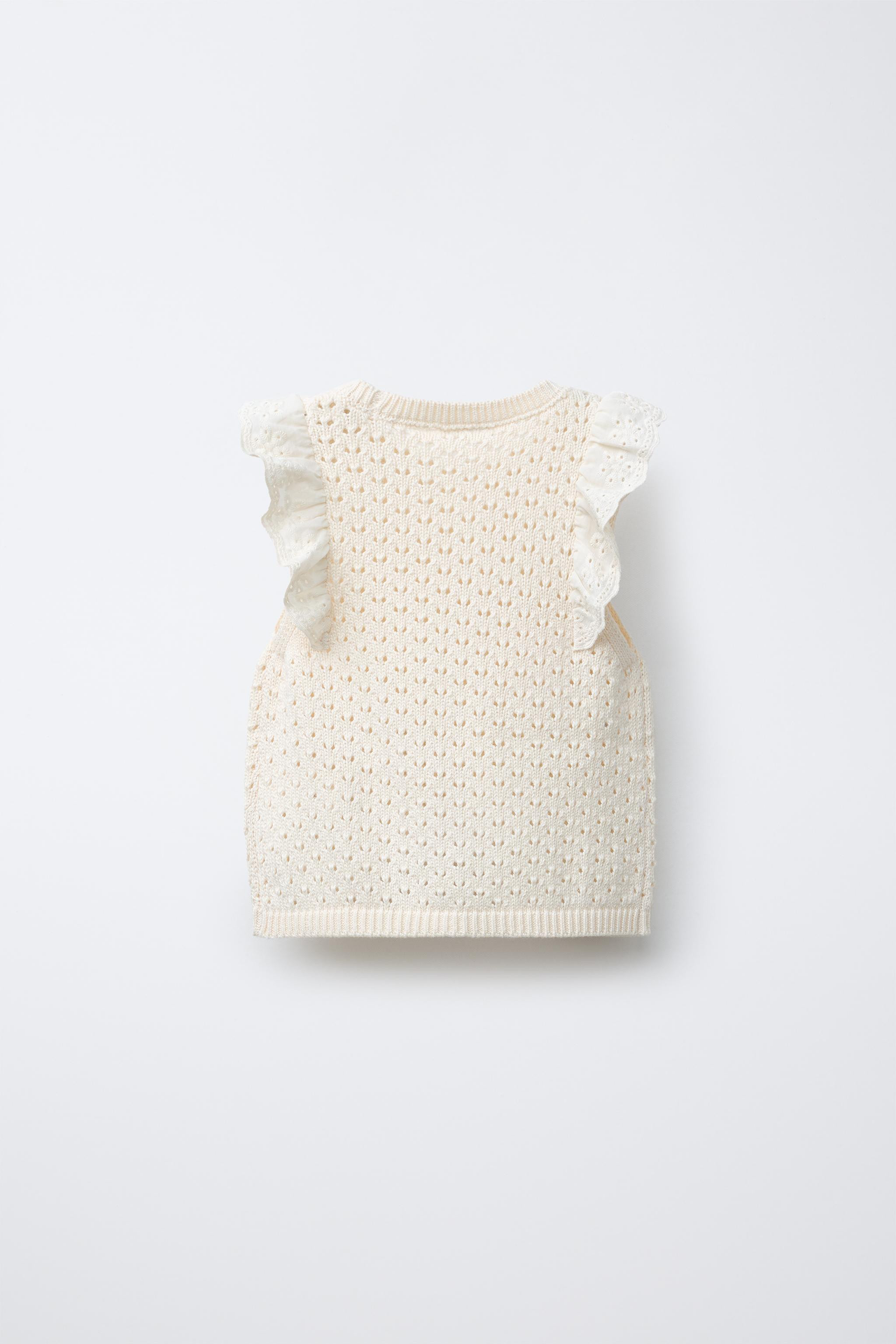 LACE KNIT TOP | Zara US