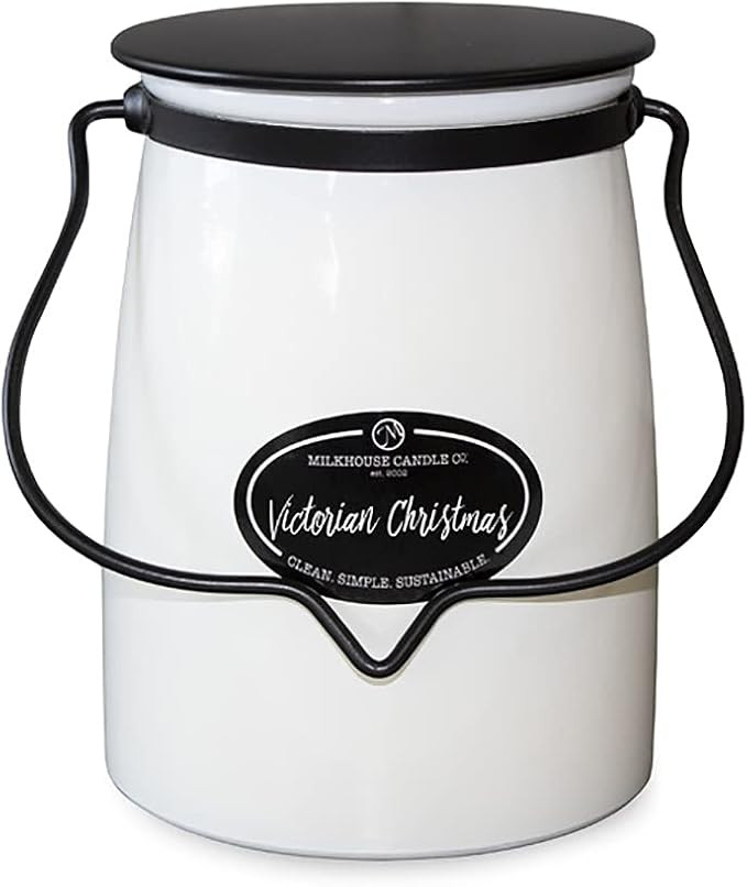Milkhouse Candle Company - Victorian Christmas - Creamery Collection - 22oz Single Cotton Wick So... | Amazon (US)