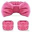WSYUB Headband for Washing Face, Face Wash Headband and Wristband Set,Spa Headband and Wristband ... | Amazon (US)