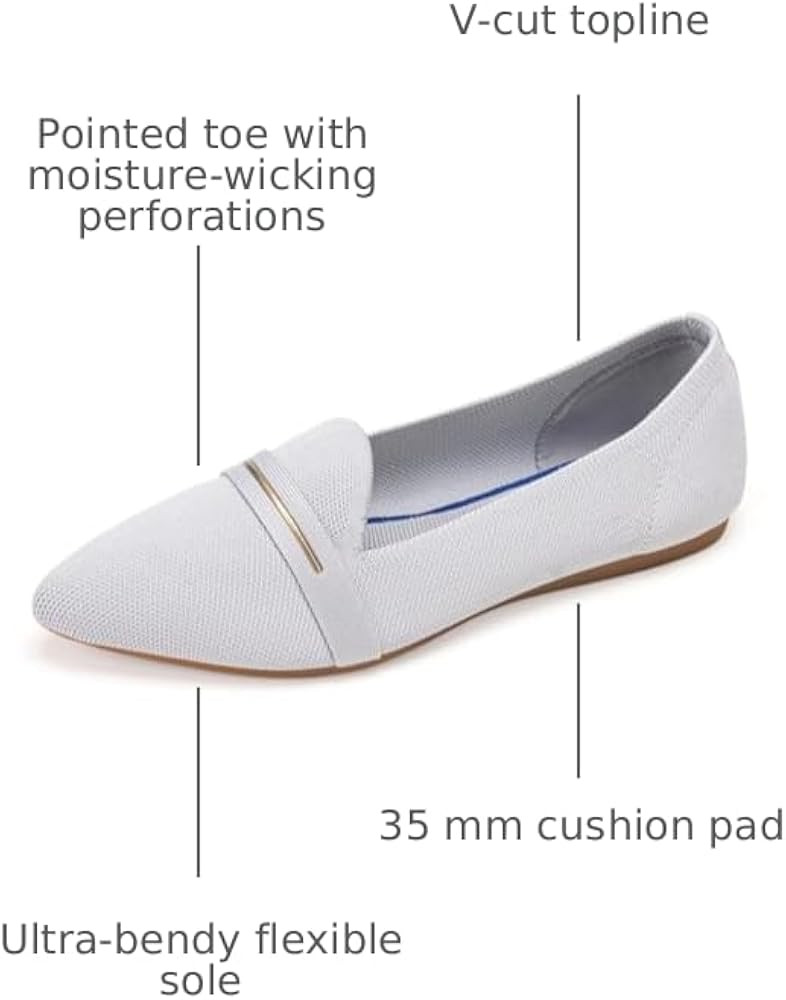 Frank Mully Women's Casual Loafer Flats Slip On Loafer Shoes Comfortable Knit Flat Shoes Classics... | Amazon (US)