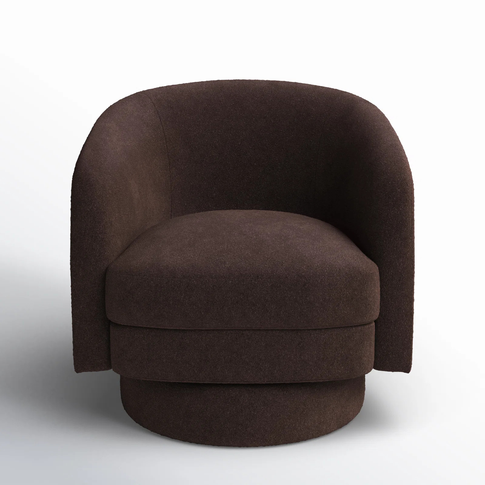Genoa Upholstered Swivel Barrel Chair | AllModern
