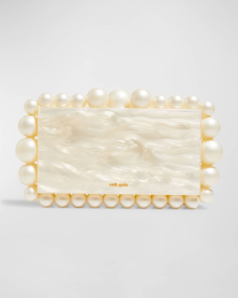 Eos Pearly Acrylic Clutch Bag | Neiman Marcus