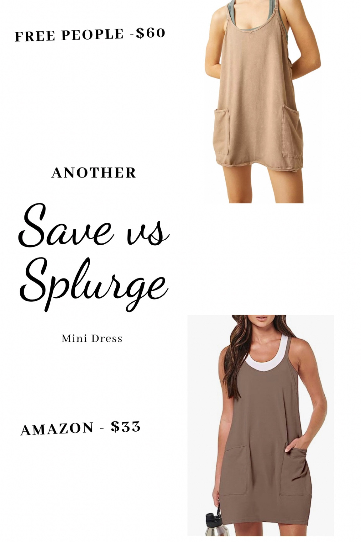 Save v Splurge - Free People Movement Hot Shot Mini Dress lookalike from Amazon 

#LTKU #LTKunder50 #LTKstyletip
