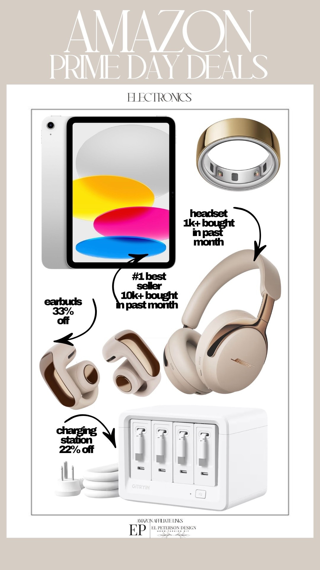 Amazon Prime Day Deals
Headset
Ear bugs
Charging station 
iPad

#LTKSaleAlert