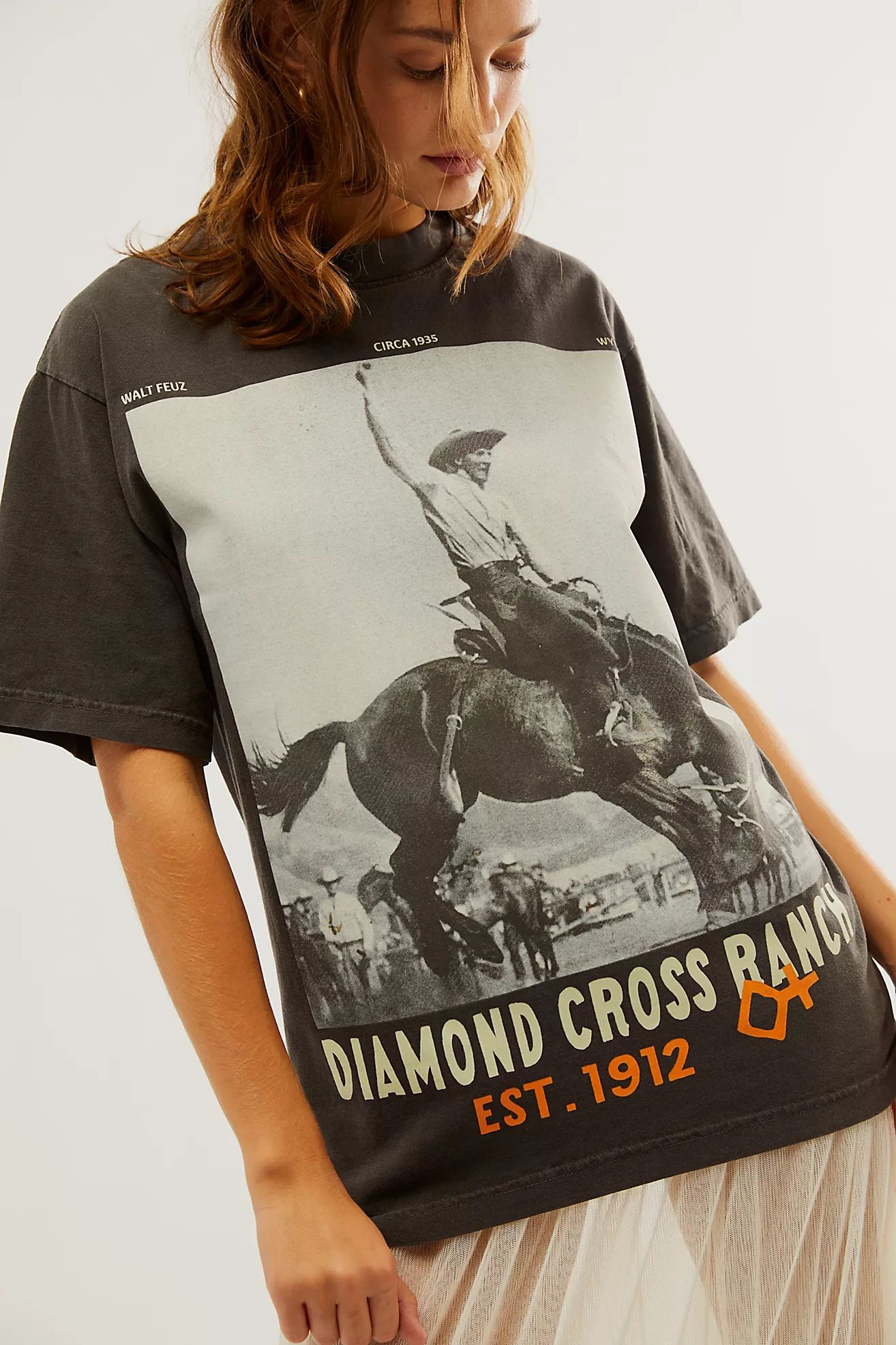 Diamond Cross Ranch Saddle Tee | Free People (Global - UK&FR Excluded)