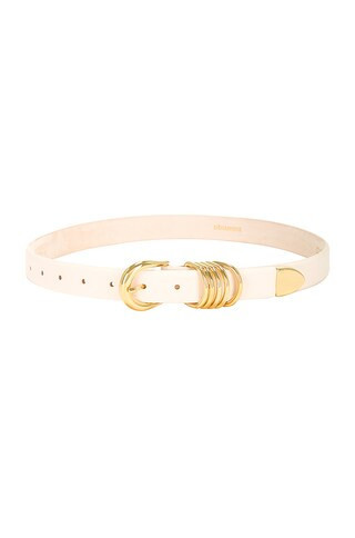 DEHANCHE Hollyhock Belt in Ivory | FWRD 