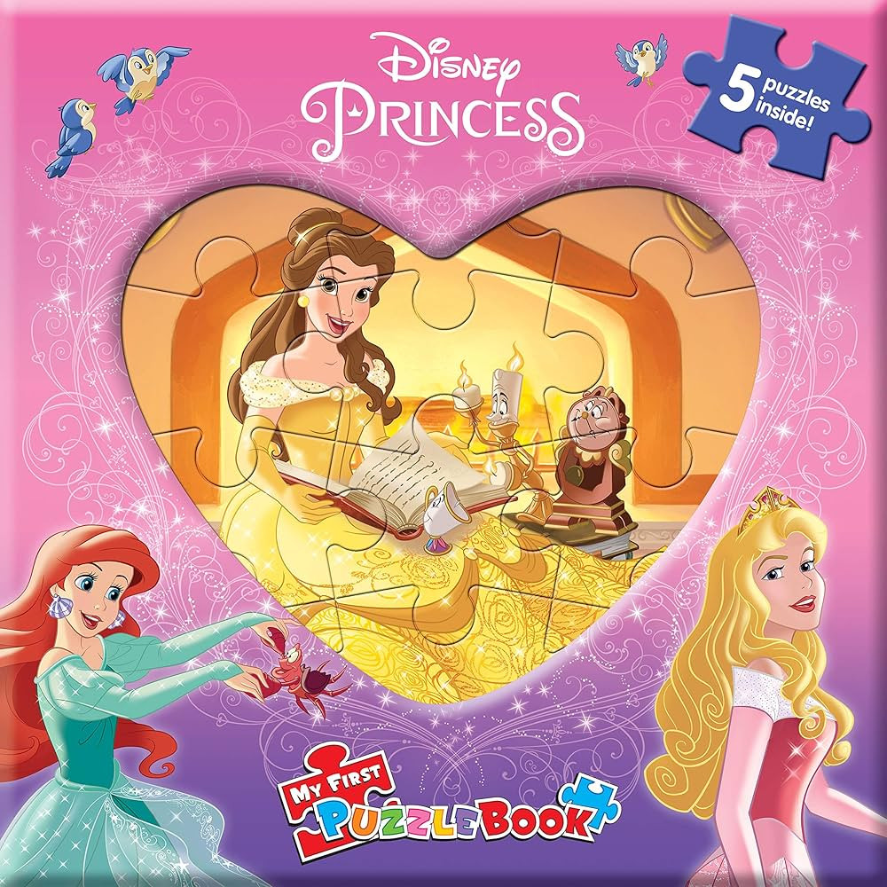 Disney Princess My First Puzzle Book - Jigsaw Puzzles for kids, 10-page board book, 5 puzzles to ... | Amazon (US)