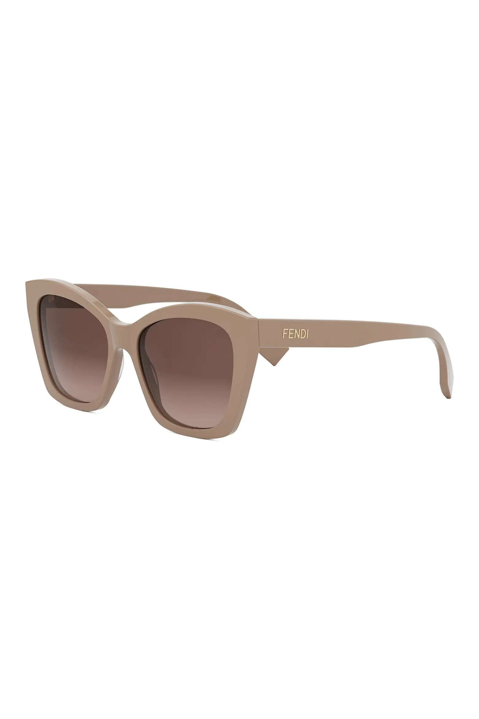 'Fendi Lettering 55mm Gradient Square Sunglasses (Women) | Nordstrom | Nordstrom