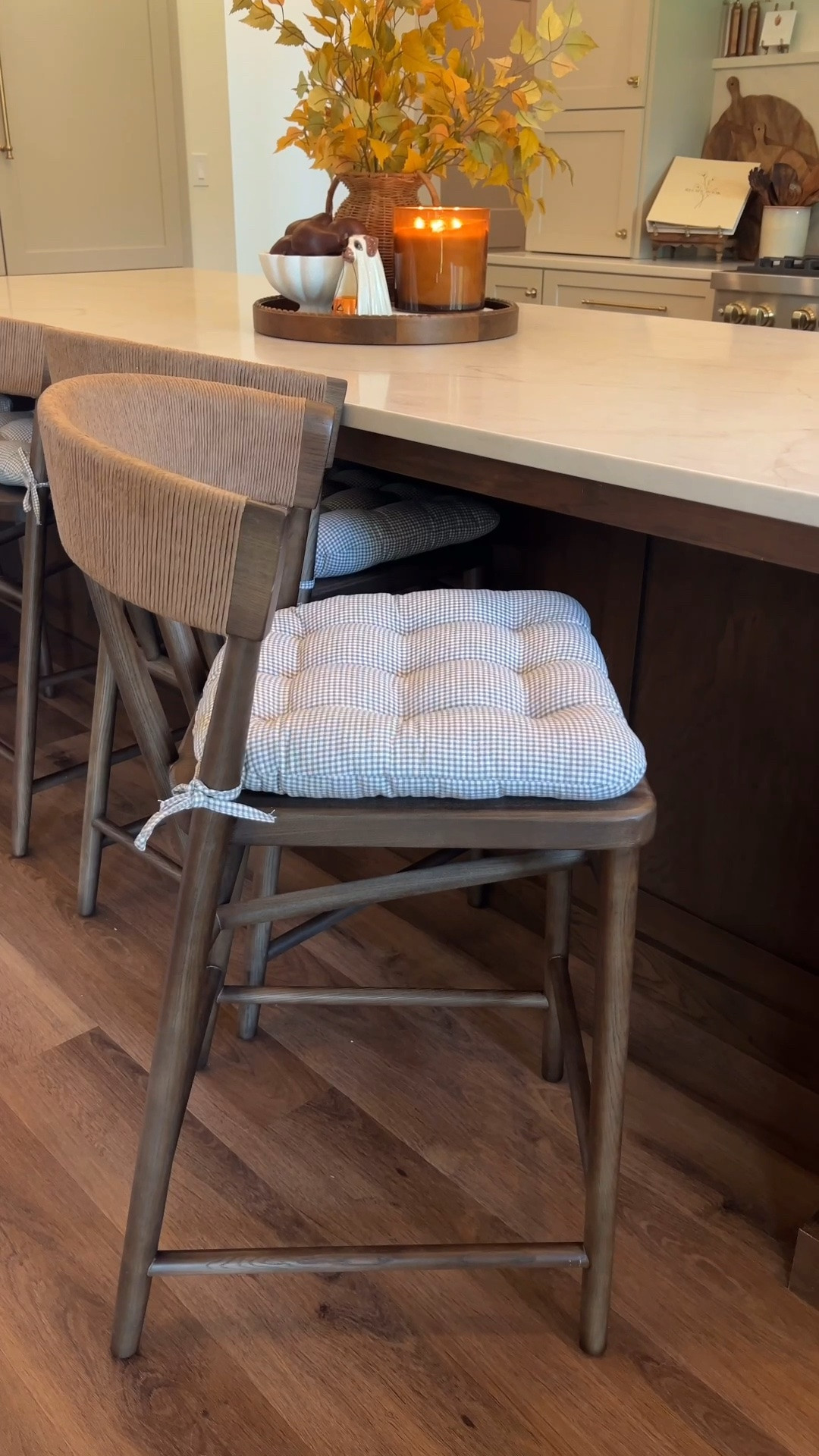 New gingham chair cushions! Color is Madrid gray 😍

#LTKHome #LTKSeasonal