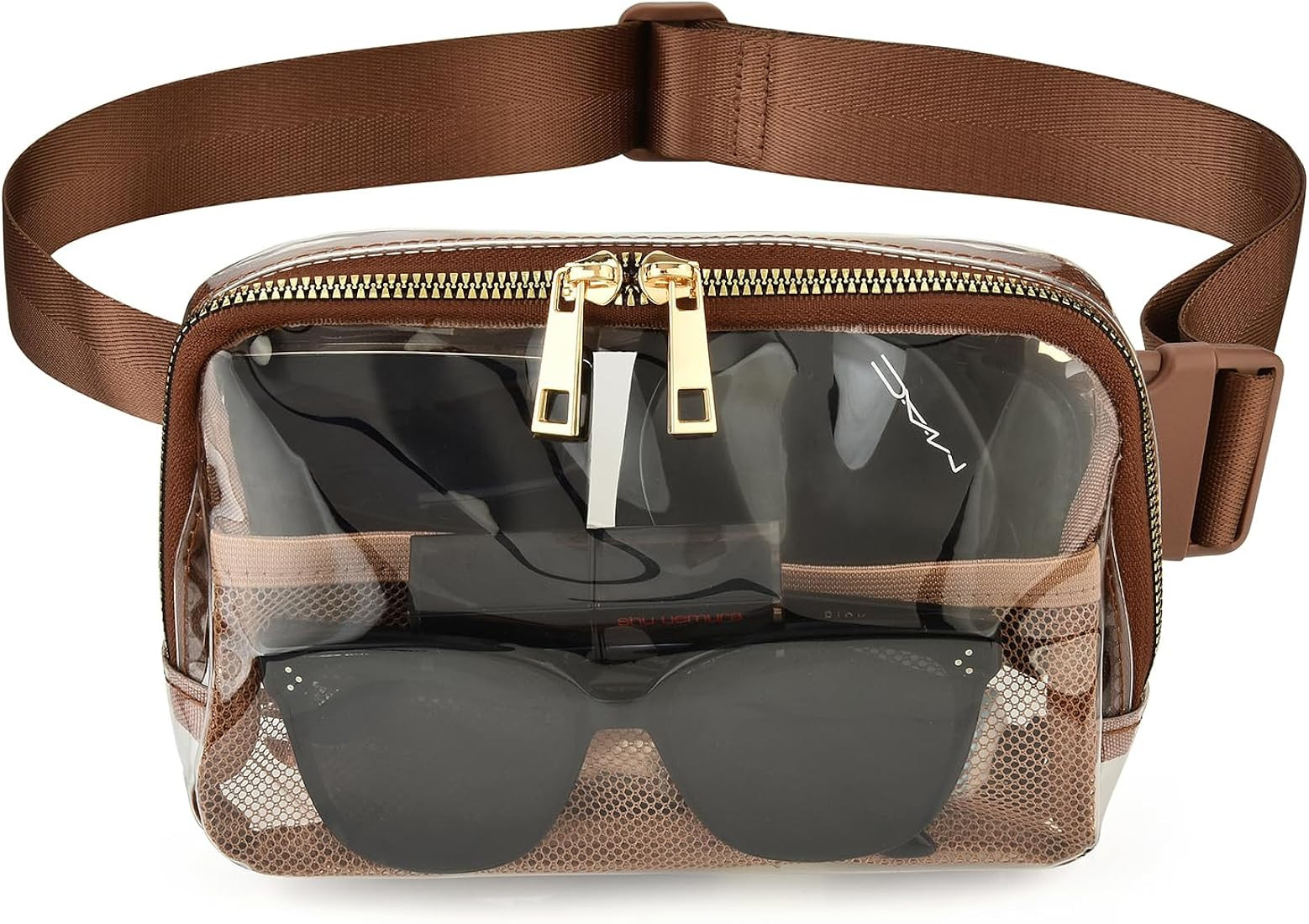 Amazon.com | Yopria Clear Belt Bag for Women Men Waist Pack Fashionable Crossbody Fanny Pack for ... | Amazon (US)