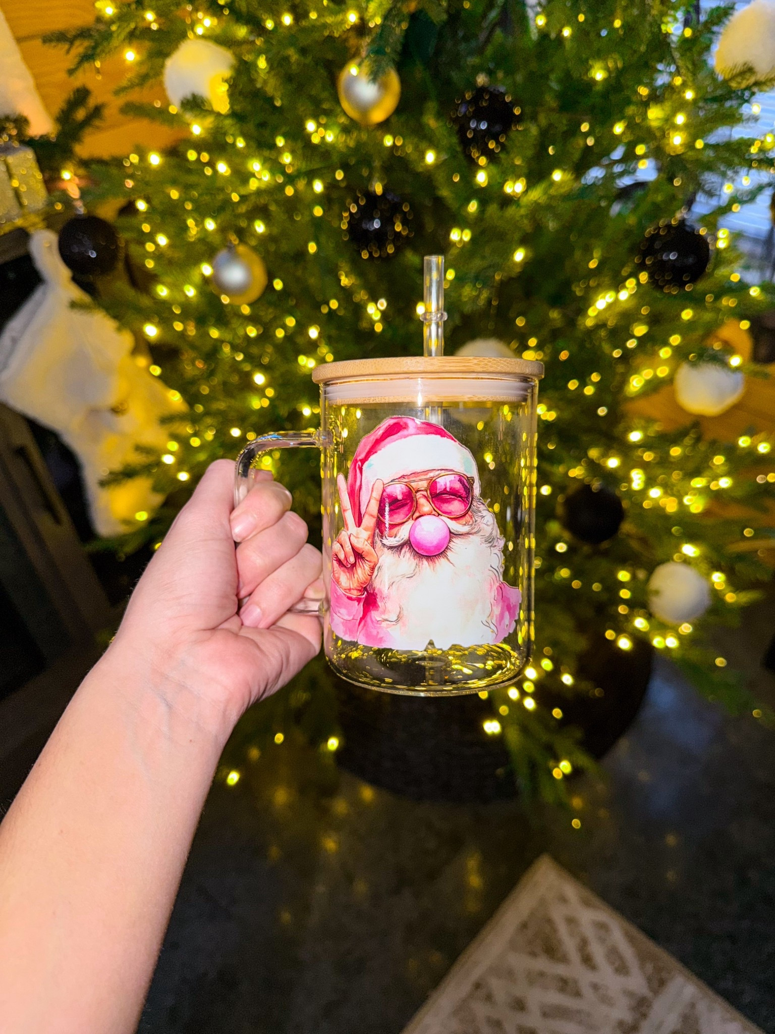 🎅🏻The cutest little cup! Gets you in the Christmas spirit. 💖 Couldn’t find my exact link but found some other ones. 

#LTKGiftGuide #LTKHoliday #LTKFindsUnder50