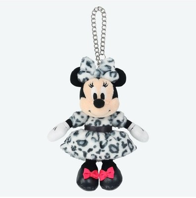 Tokyo Disney Resort Minnie Mouse Leopard Plush Keychain Gray 【US STOCK】 | eBay US