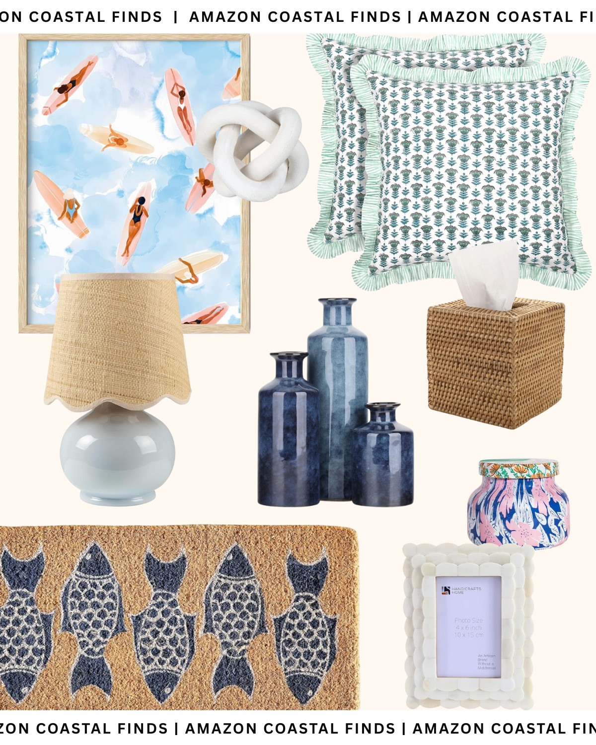 Coastal Home Decor from Amazon! 

 #LTKSeasonal #LTKHome #LTKTravel