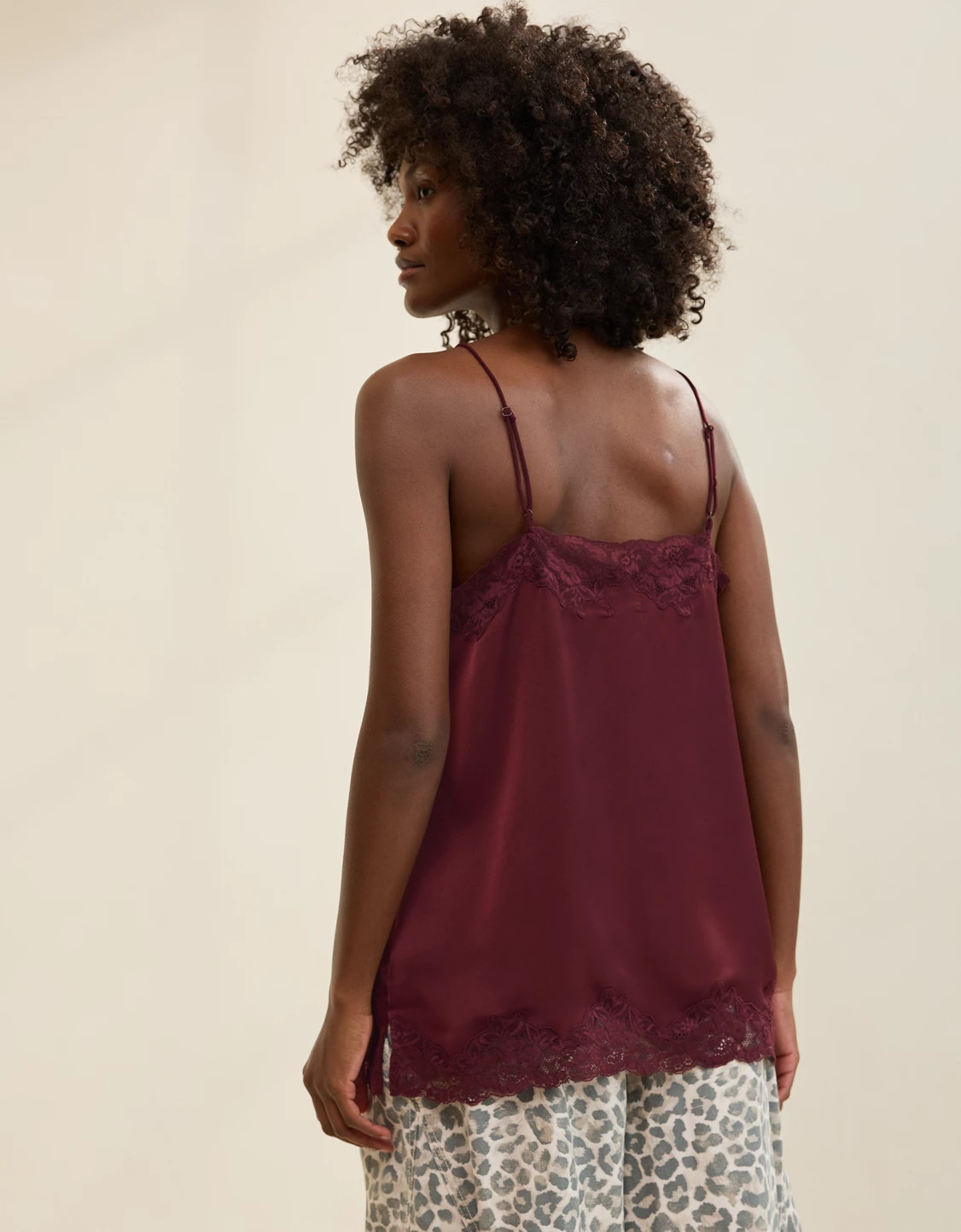 OVERSLEPT by Aerie Liquid Satin Tunic Tank | Aerie