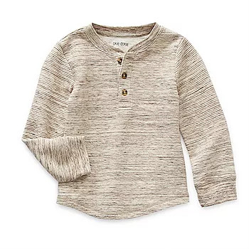 Okie Dokie Toddler Boys Long Sleeve Henley Shirt | JCPenney