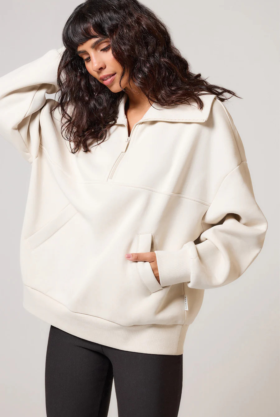 ALL SZN Organic Oversized 1/4 Zip Sweatshirt | LOVALL