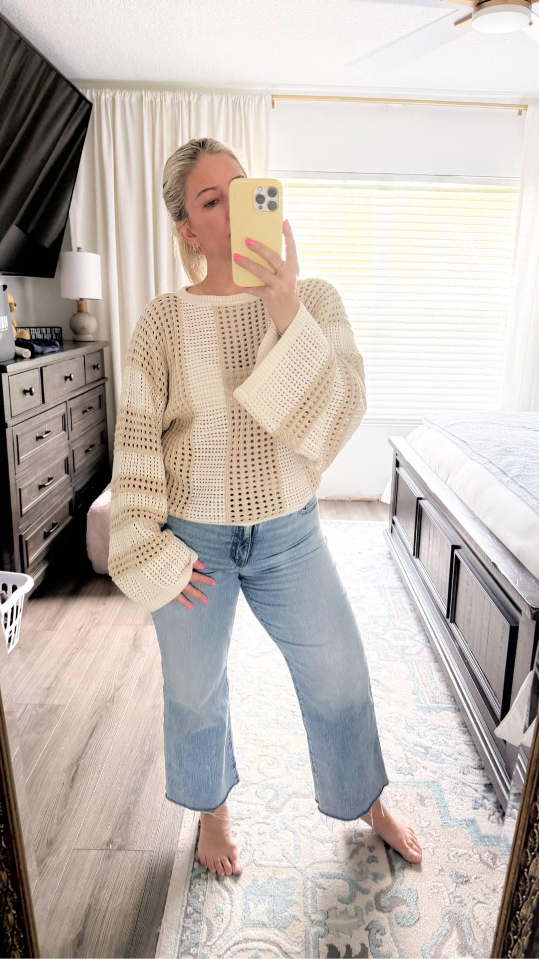 Wearing my favorite jeans from #jcrewfactory and this fun striped sweater from @Target

#LTKootd #LTKgrwm #LTKdayinmylife