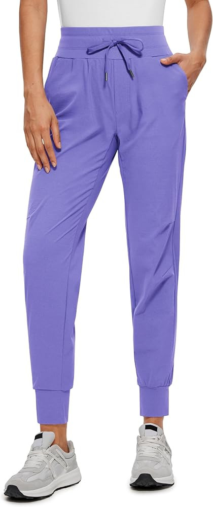 CRZ YOGA Athletic High Waisted Joggers for Women 27.5" - Lightweight Workout Travel Casual Outdoo... | Amazon (US)