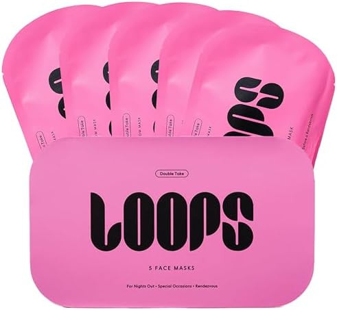 LOOPS DOUBLE TAKE - Hydrogel Korean Face Mask - Calms & Soothes Skin’s Surface - Helps Refine P... | Amazon (US)