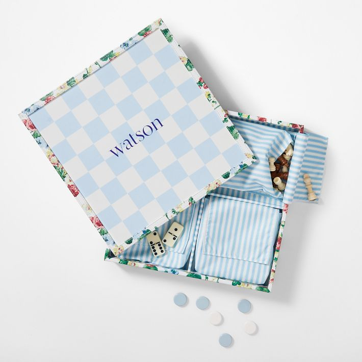 Sanderson 3-in-1 Chess, Checkers and Dominoes Game Set | Mark and Graham