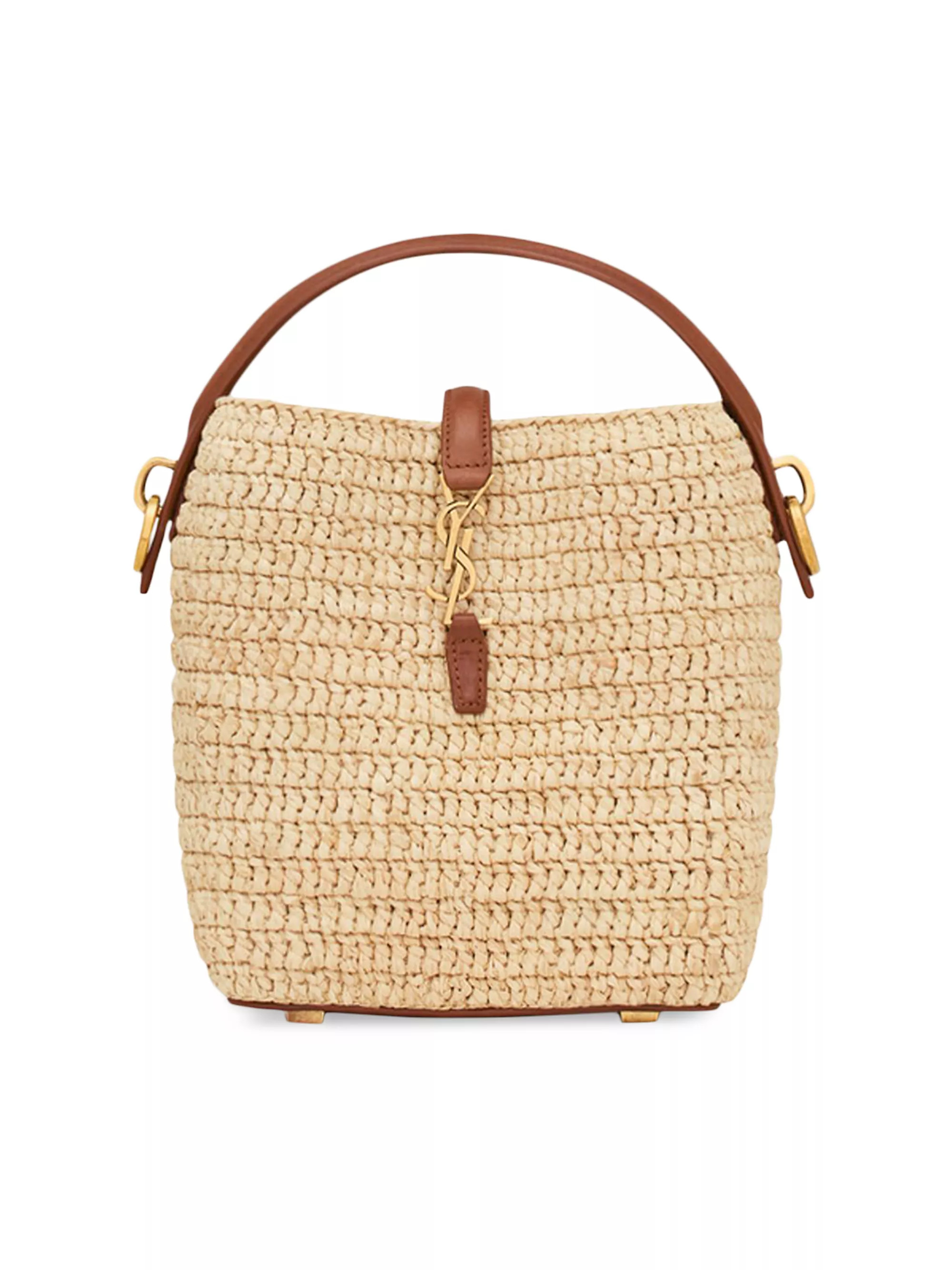 Le 37 Mini Mini Bag in Raffia | Saks Fifth Avenue