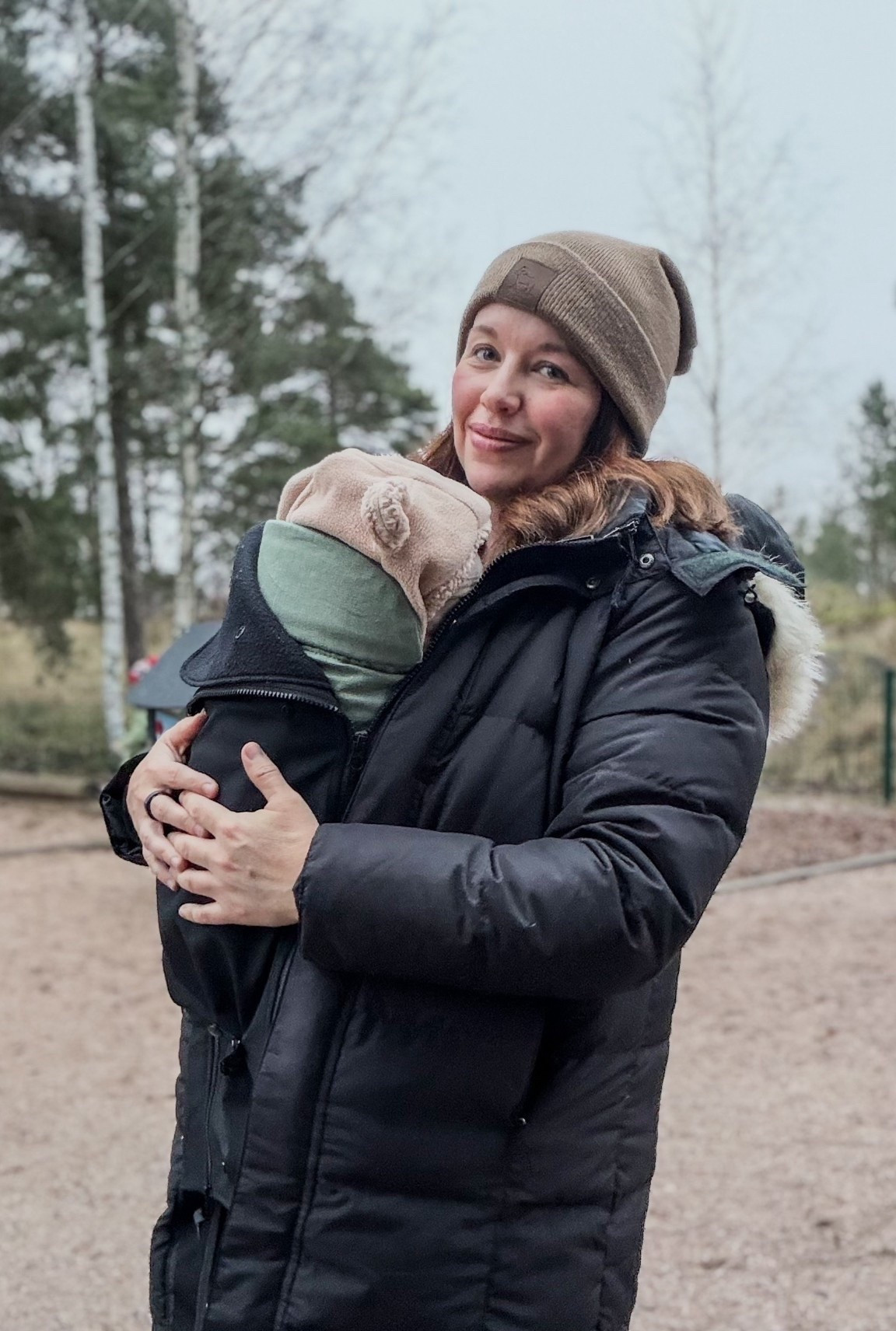 This jacket extender was exactly what I needed for baby wearing in Finland. It can zip into any jacket, and can be worn during pregnancy or postpartum - you simply switch the direction (it’s larger on one end than the other).

This kept my babe warm and close to me even if we walked outside for hours! He took so many naps ❤️

#LTKKids #LTKBaby #LTKBump