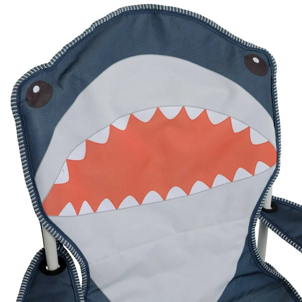 Firefly! Outdoor Gear Finn the Shark Kid's Camping Chair - Navy/Orange/Gray Color | Walmart (US)