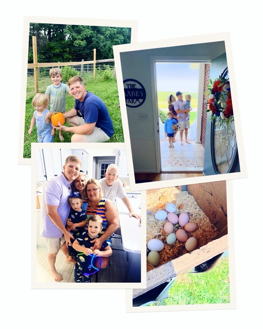 w e e k e n d  c a m e r a  r o l l  🎞️ from such a full and fun (!!) 🤩 time with family at Wes’ parents house 💦 and back here on the farm 🌾 making our farmhouse 🏠 oh so cozy 🥰 as we head into the dreamy late summertime 🌞 month of  a u g u s t !!! 🌻🐓👶🏼🪴🎃🌱🐞💐🧺🥚🌈☔️💡🪑🏡🖼️🍅🥒🥳🎈🎉💦💒⛈️ #weekendphotodump #weekendcameraroll #helloaugust