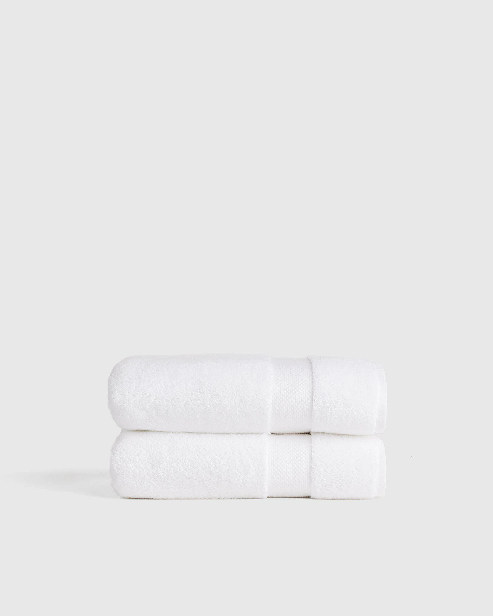 White Turkish Ultra Luxe Plush Bath Towel (Set of 2) | Quince