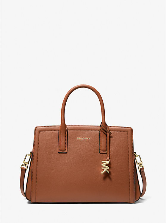 Laila Medium Leather Satchel | Michael Kors US