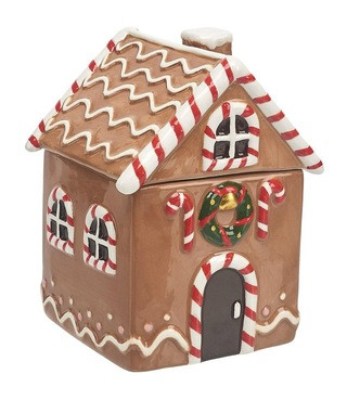 CANVAS Santa's Workshop Collection Christmas Decoration Ceramic Gingerbread House with Lid Scente... | Canadian Tire