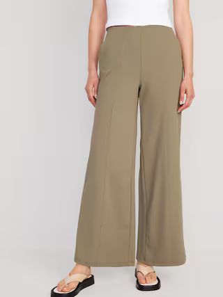 High-Waisted PowerSoft Wide-Leg Pants for Women | Old Navy (US)