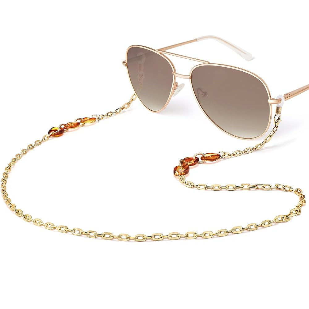 EASY READ Eyeglass Chains for Women,Stylish Eye Glasses Holders Around Neck,Sunglasses Chains Gla... | Amazon (US)