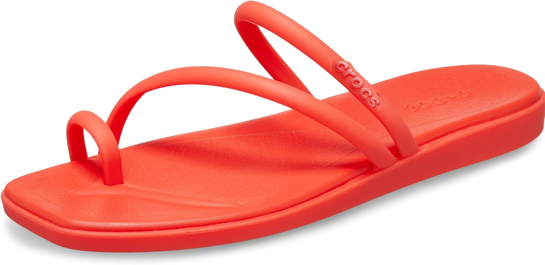 Crocs Women's Miami Toe Loop Sandal Flat | Amazon (US)