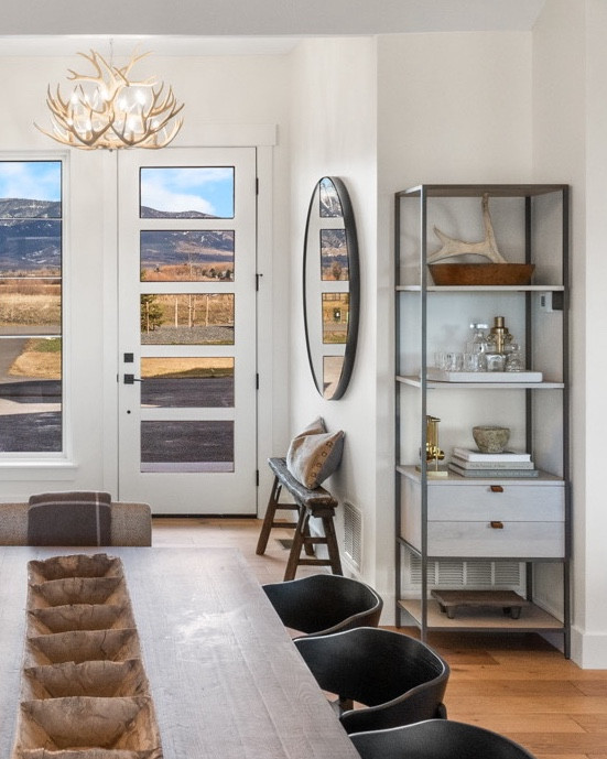 family mountain retreat meets vacation rental 🌄💫

this bozeman, montana residence was designed to be the best of both worlds—a cozy family getaway and a stylish short-term rental. Every detail, from the thoughtful interiors to the functional flow, was created with both comfort and hosting in mind.

take a look at the entryway, where we added the perfect antler chandelier, a vintage bench, and a large mirror to open up the space. we also maximized a small inset nook to create a charming bar cart area—perfectly positioned just off the whiskey room and kitchen.

#BozemanInteriorDesign #MontanaVacationHome #ShortTermRentalDesign #MountainHomeStyle #TheSyndicateSociety #Airbnb

#LTKTravel #LTKStyleTip #LTKHome