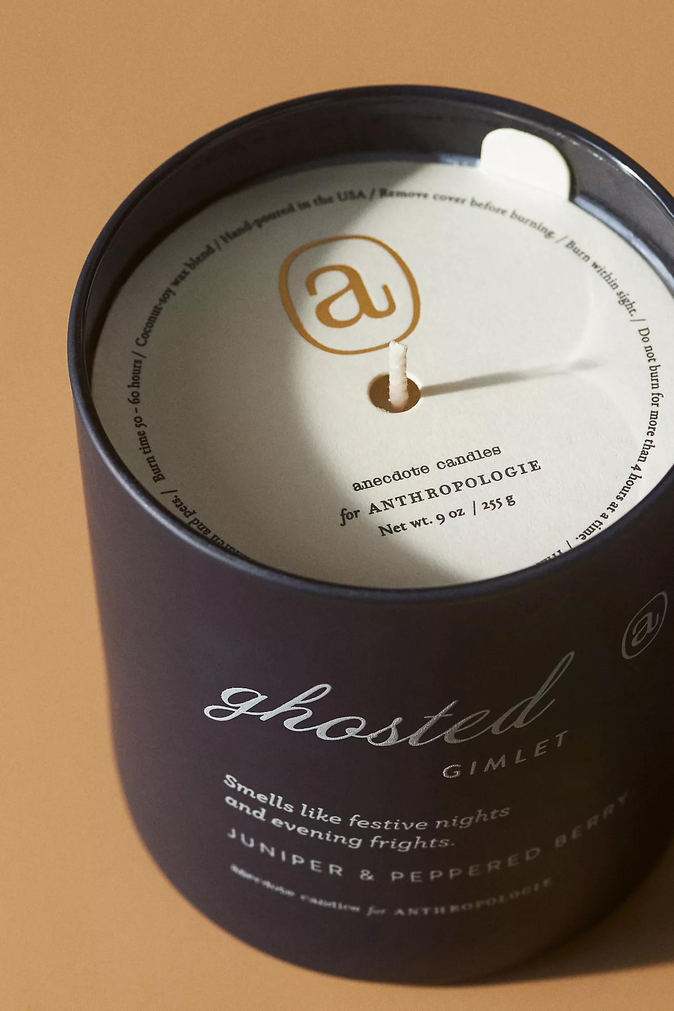 Anecdote Ghosted Gimlet Juniper & Peppered Berry Glass Jar Candle | Anthropologie (US)