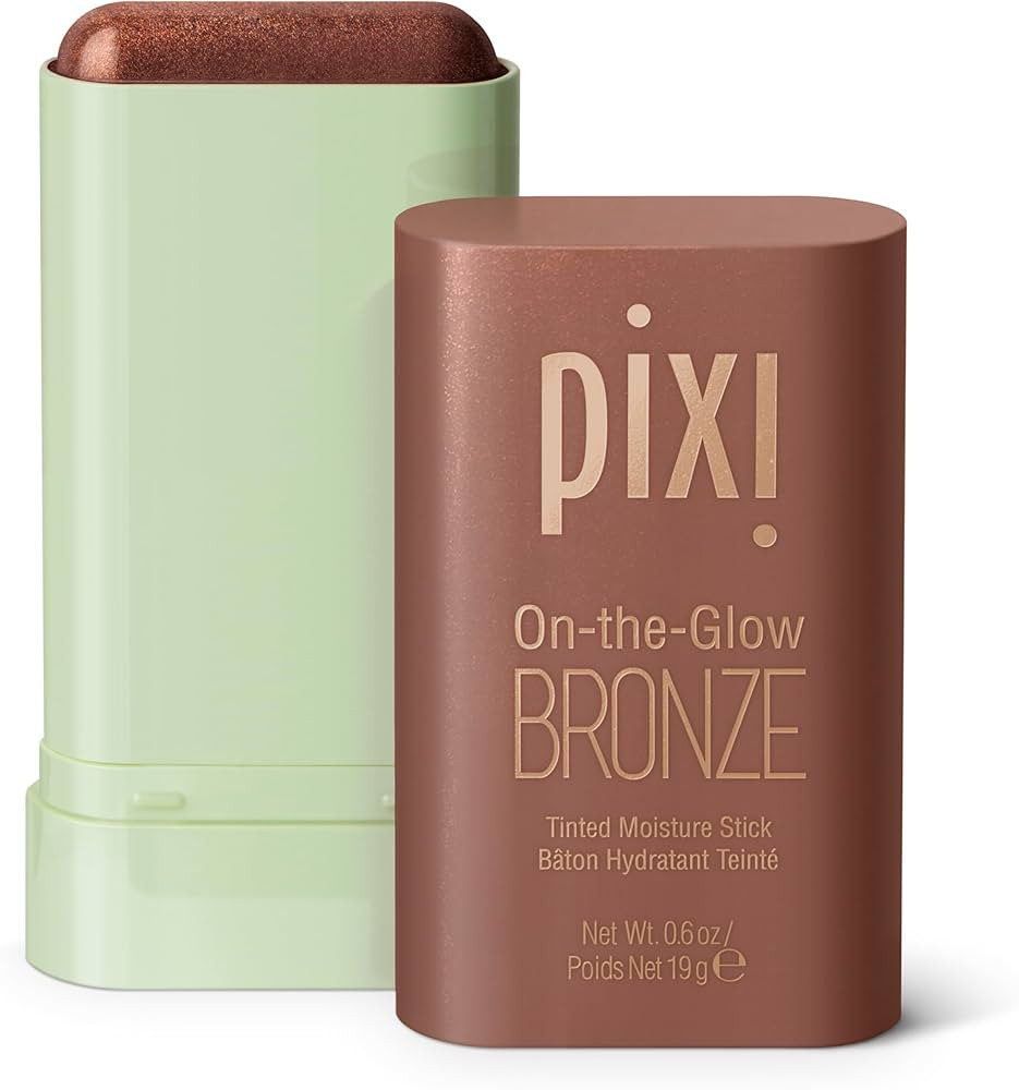 Pixi On-the-Glow Bronze - RichGlow, Hydrating Tinted Moisture Bronzer Stick with Ginseng, Aloe Ve... | Amazon (US)