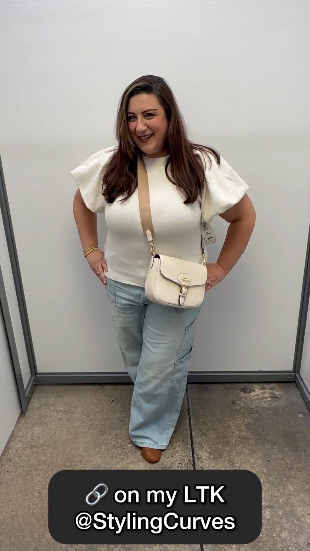 2 ways to keep it simple but classy while dressing casual. 

Depending on your mood here are two easy options: 

A) XXL 20 Knit 🧶 hoodie L 12-14 dark wide leg denim traditional look
or 
B) XL 16-18 Puff sleeve for a bit of fun flare with size XXL 20 light cargo wide leg jeans 

Comment “ 🙋‍♀️ “ to get the 🔗 or ✅ my LTK @StylingCurves

🍑 Might want to size down in the jeans since they are baggy & have an elastic waist at the back on both but are from different brands 😘

#cozyandcute #momoutfit #stylereel #curvyandconfident #wordrobeconfidence #sizeinclusivefashion #pearshape 
#cozyandcasual #stylecrush #styleinspo 
#winterlooks #casualoutfits #teacheroutfit #widelegjeans #cargopants #plussizejeans #styletip #plussizestylist #size18 #size16 #size14 #size20 #fallputfits #styleover50 #styleover30 #styleover40

(Music lic was purchased 4 song use)

#LTKPlusSize #LTKMidsize #LTKmomlife